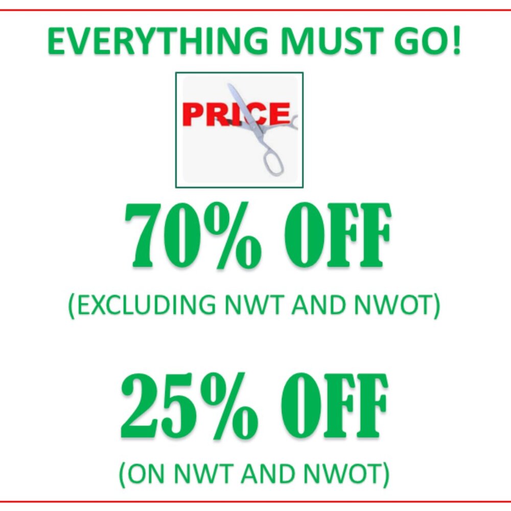 EVERYTHING MUST GO!